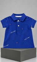 Playera para Bebé Azul Rey Tommy Hilfiger