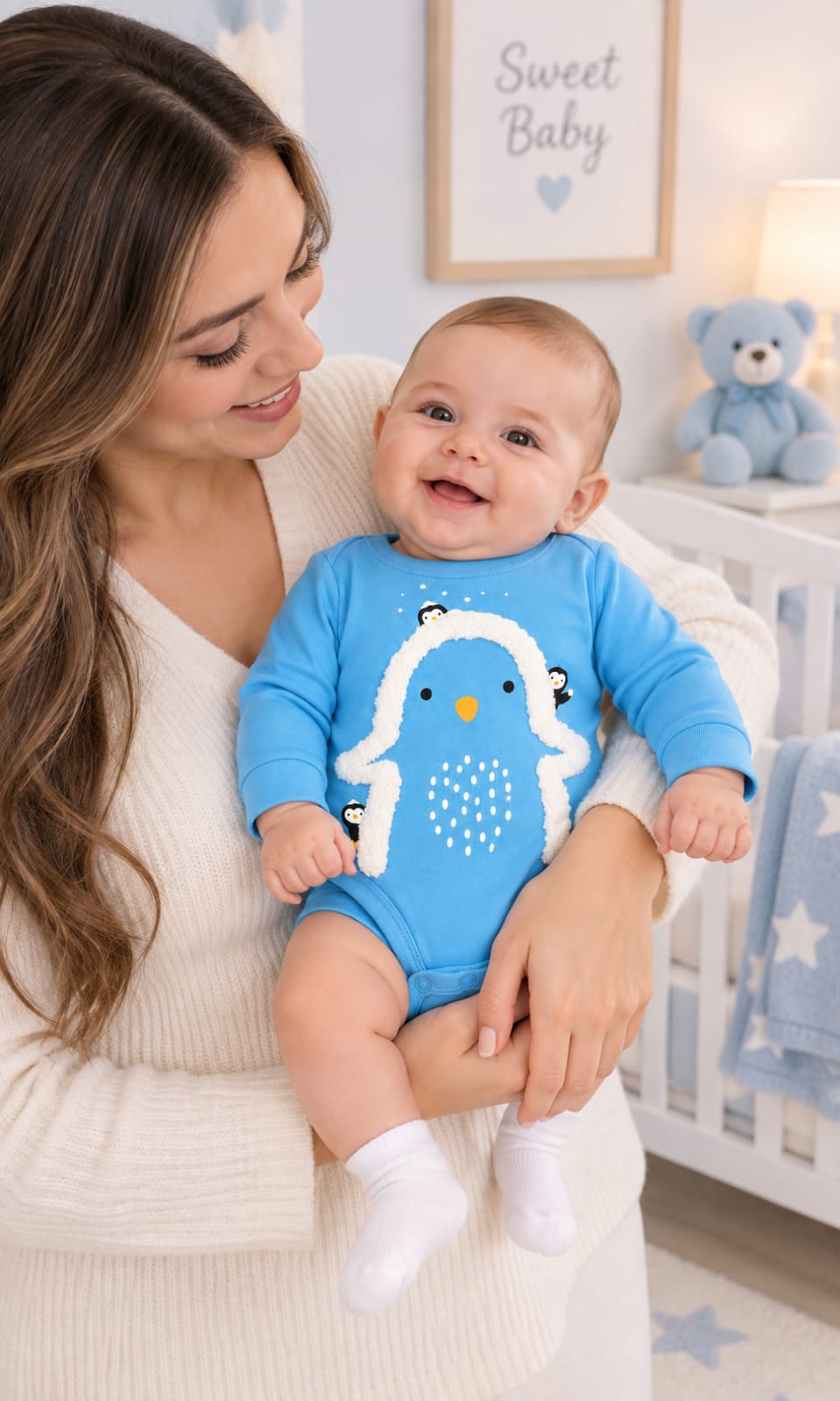 Mameluco Carter's Manga Larga para Bebé 3 Meses