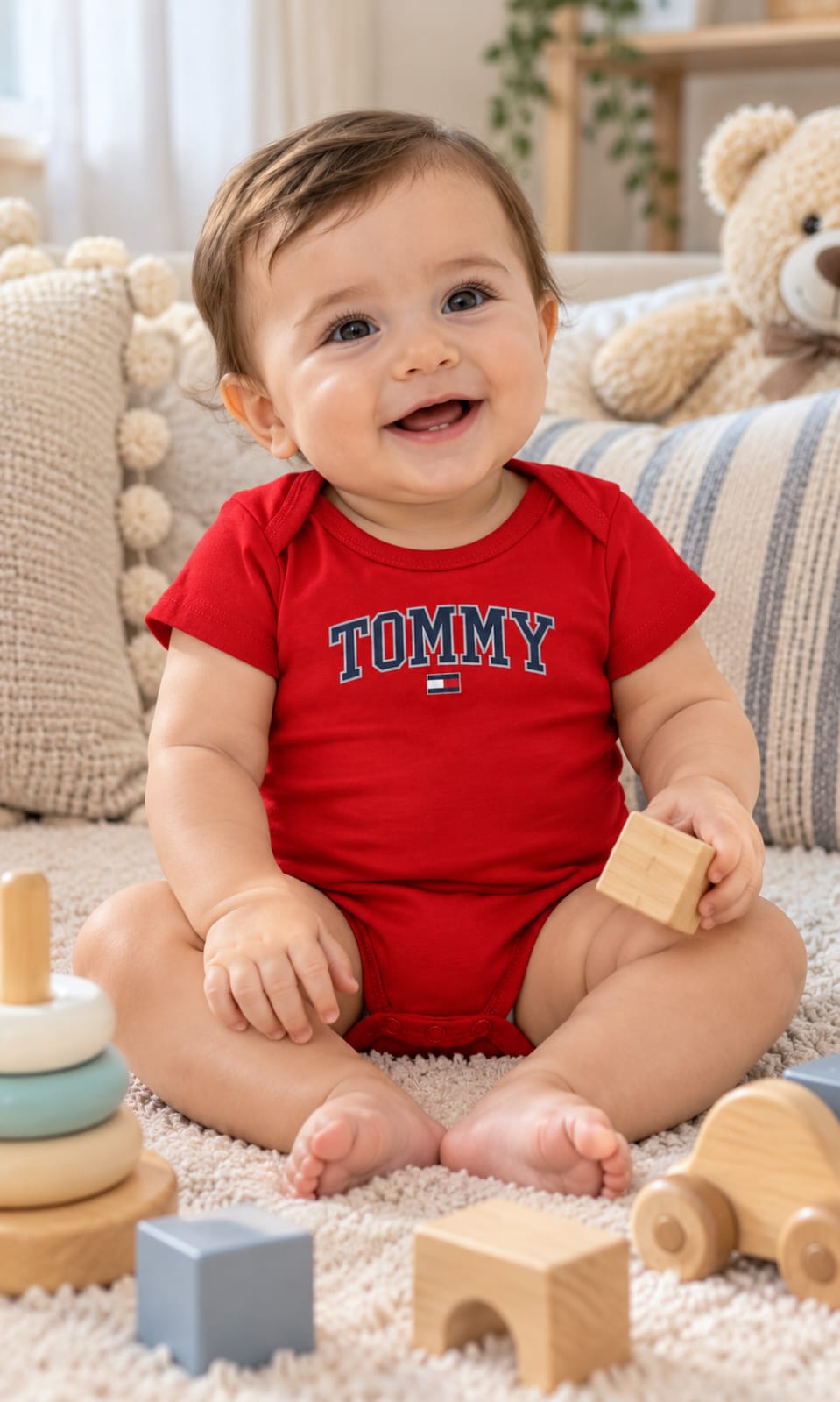 Pack de 4 pañaleros Tommy Hilfiger para bebé 6-9 meses multicolor