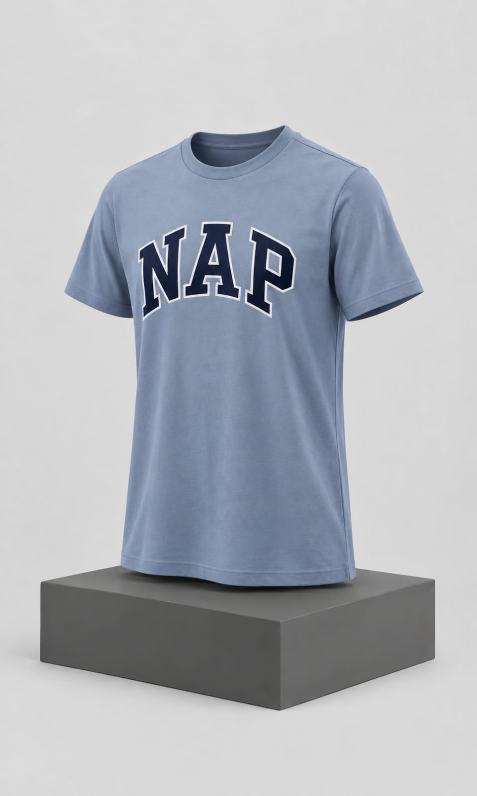 Playera GAP para Hombre Azul Claro VintageSoft con Logo NAP