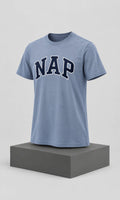 Playera GAP para Hombre Azul Claro VintageSoft con Logo NAP