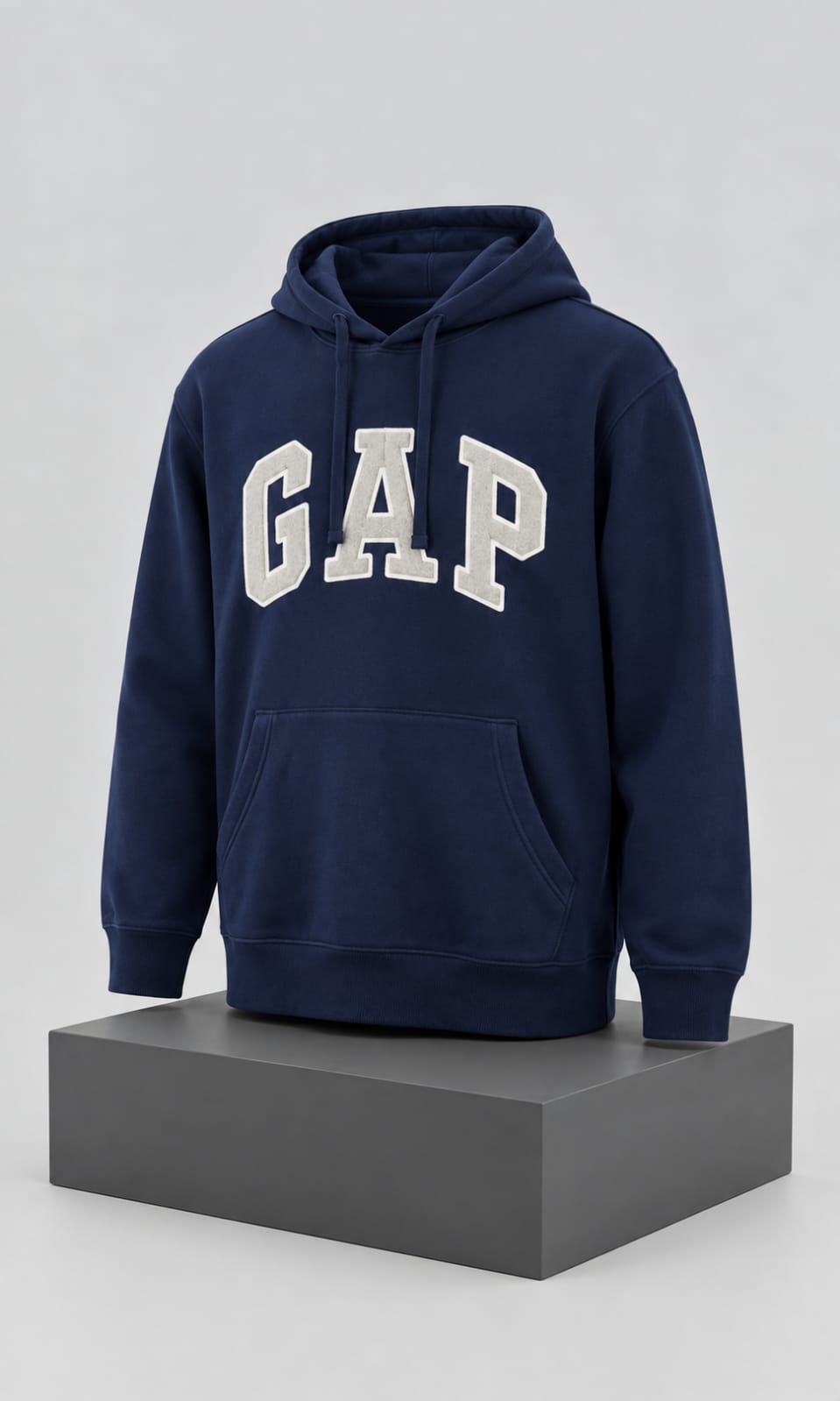 Sudadera GAP para Hombre Azul Marino con Capucha y Bolsillo Frontal