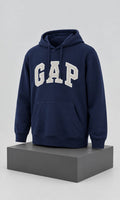 Sudadera GAP para Hombre Azul Marino con Capucha y Bolsillo Frontal
