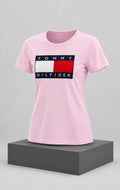 Playera para Mujer Rosa Amplia Cuello Redondo Tommy Hilfiger