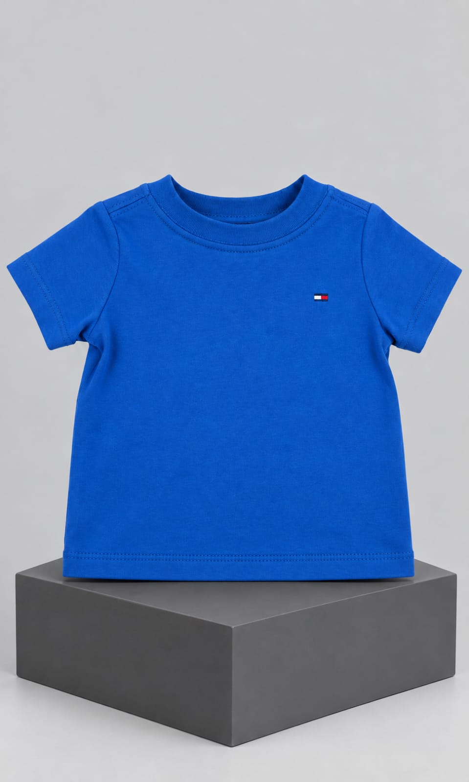 Playera Tommy Hilfiger de Manga Corta para Bebé 3 a 6 Meses Azul