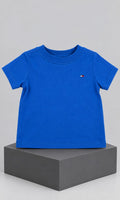 Playera Tommy Hilfiger de Manga Corta para Bebé 3 a 6 Meses Azul