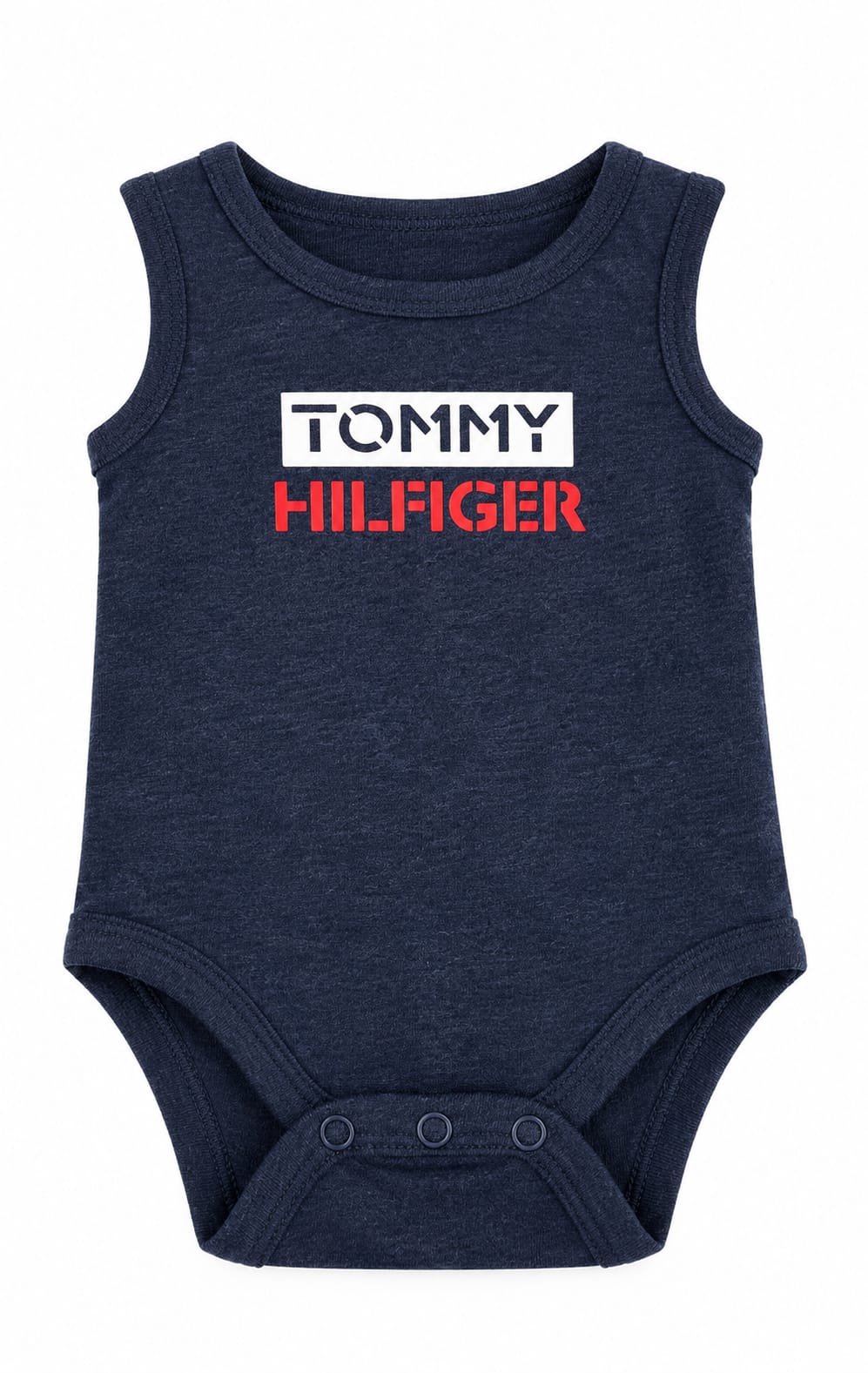 Conjunto de 3 Piezas Pañalero Playera Short para Bebé Meses Tommy Hilfiger
