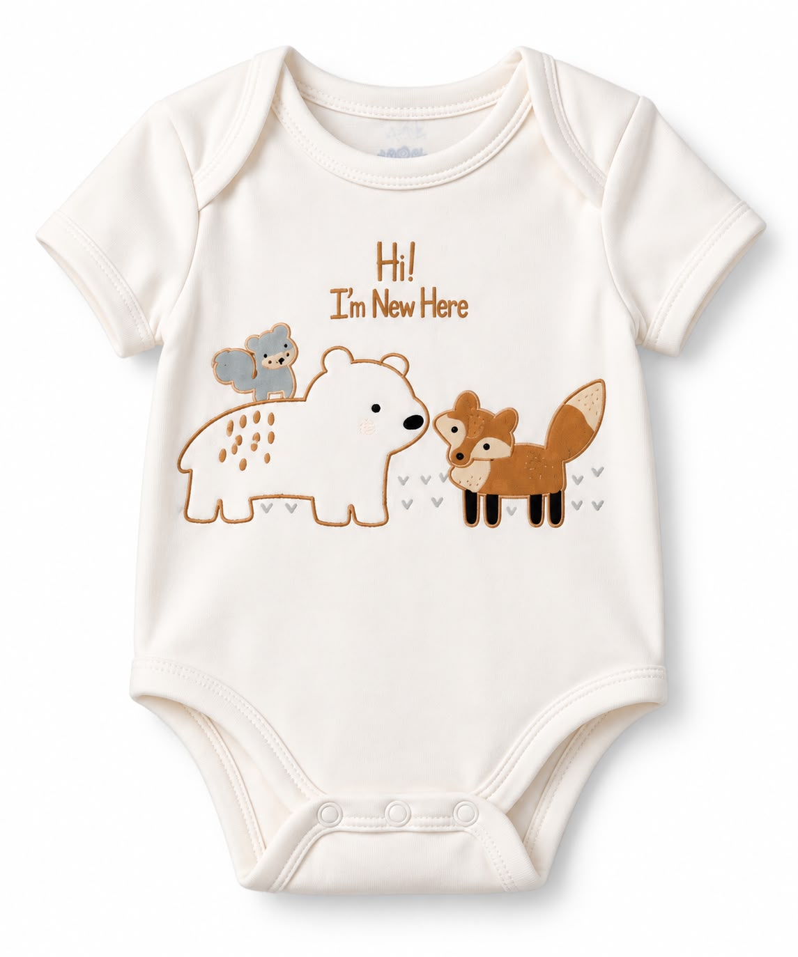 Conjunto de 7 piezas para bebé 6-9 meses blanco, gris y café