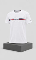 Playera para Hombre Blanca de Cuello Redondo Tommy Hilfiger