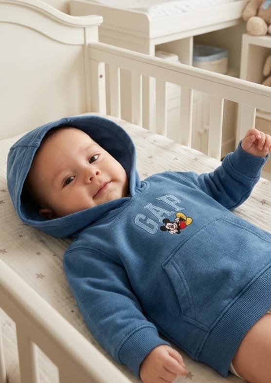 Sudadera con Bolsillo Canguro y Gorrito para Bebé GAP