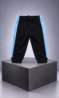 Pans para bebé 6-9 meses negro con azul claro