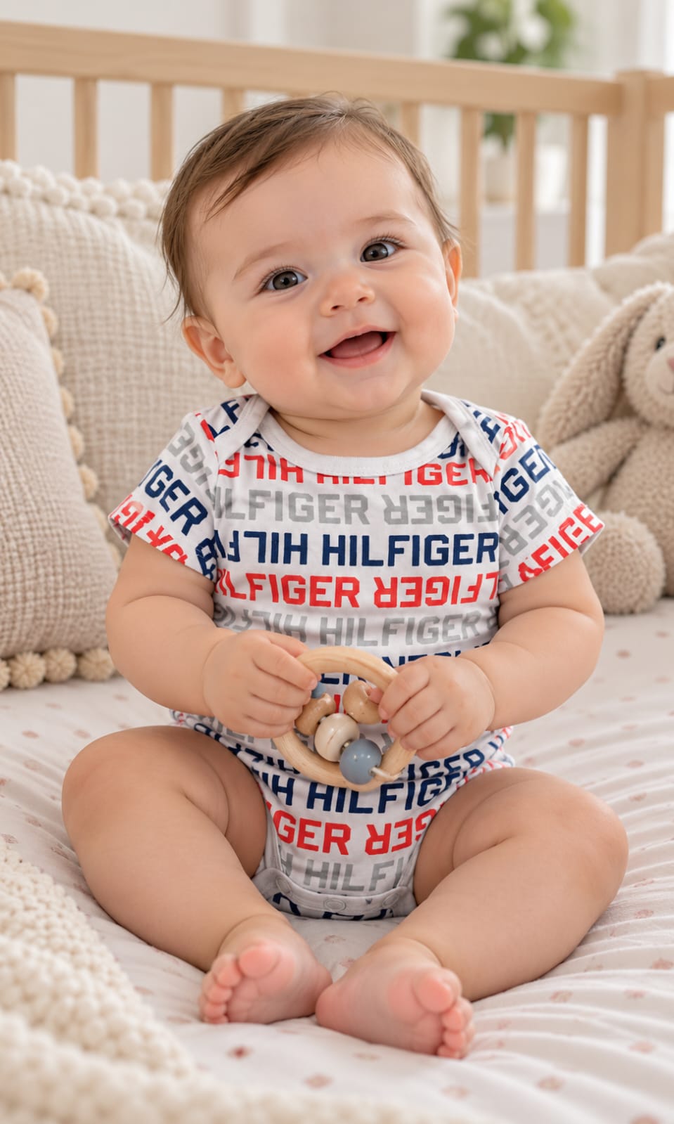 Pack de 4 pañaleros Tommy Hilfiger para bebé 6-9 meses multicolor