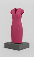 Vestido Calvin Klein para Mujer Color Rosa con Escote en V