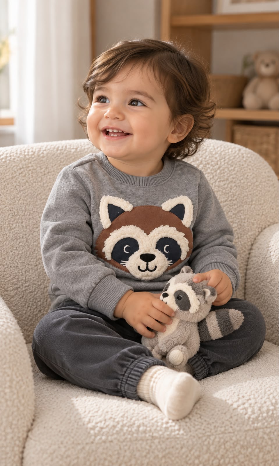 Sudadera para Bebé Talla 18 Meses Color Gris
