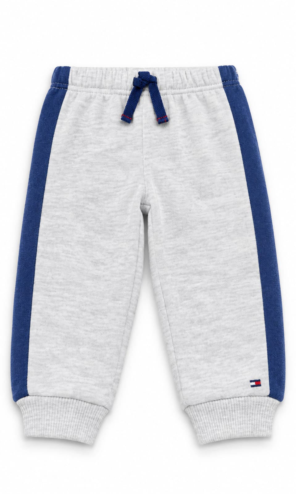 Conjunto Tommy Hilfiger de pants y sudadera para bebé 3-6 meses gris y azul marino