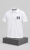 Playera para Hombre Blanca con Detalle de Inicial Tommy Hilfiger