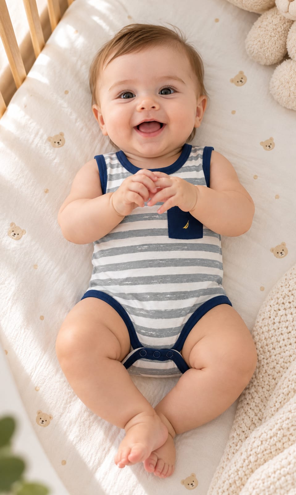 Pack de 3 pañaleros Náutica para bebé 6-9 meses multicolor