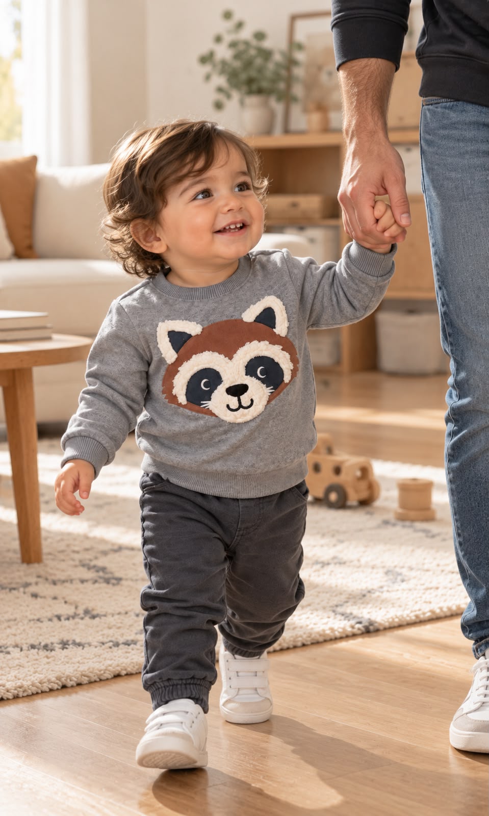 Sudadera para Bebé Talla 18 Meses Color Gris