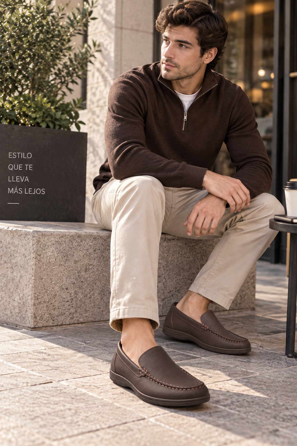 Zapatos Kenneth Cole Reaction para Niño Café