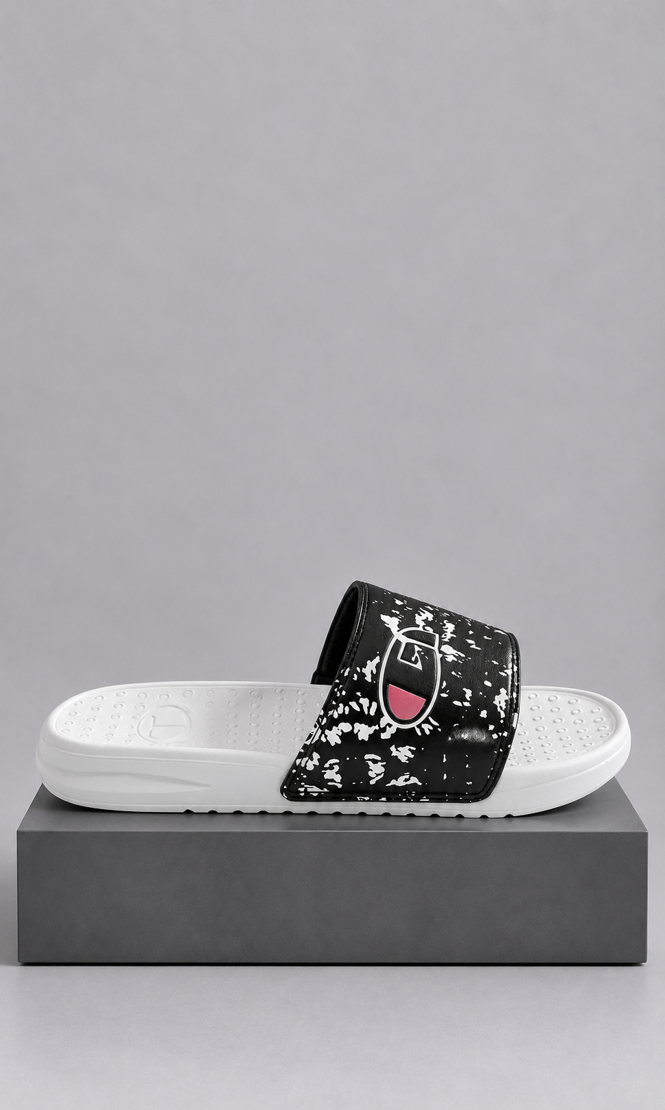 Sandalias Champion para Mujer Blanco y Negro
