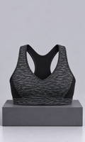 Bra Deportivo Victoria’s Secret Negro Jaspeado Talla M