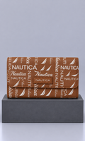 Cartera Náutica para Dama Color Caqui con Letras Blancas