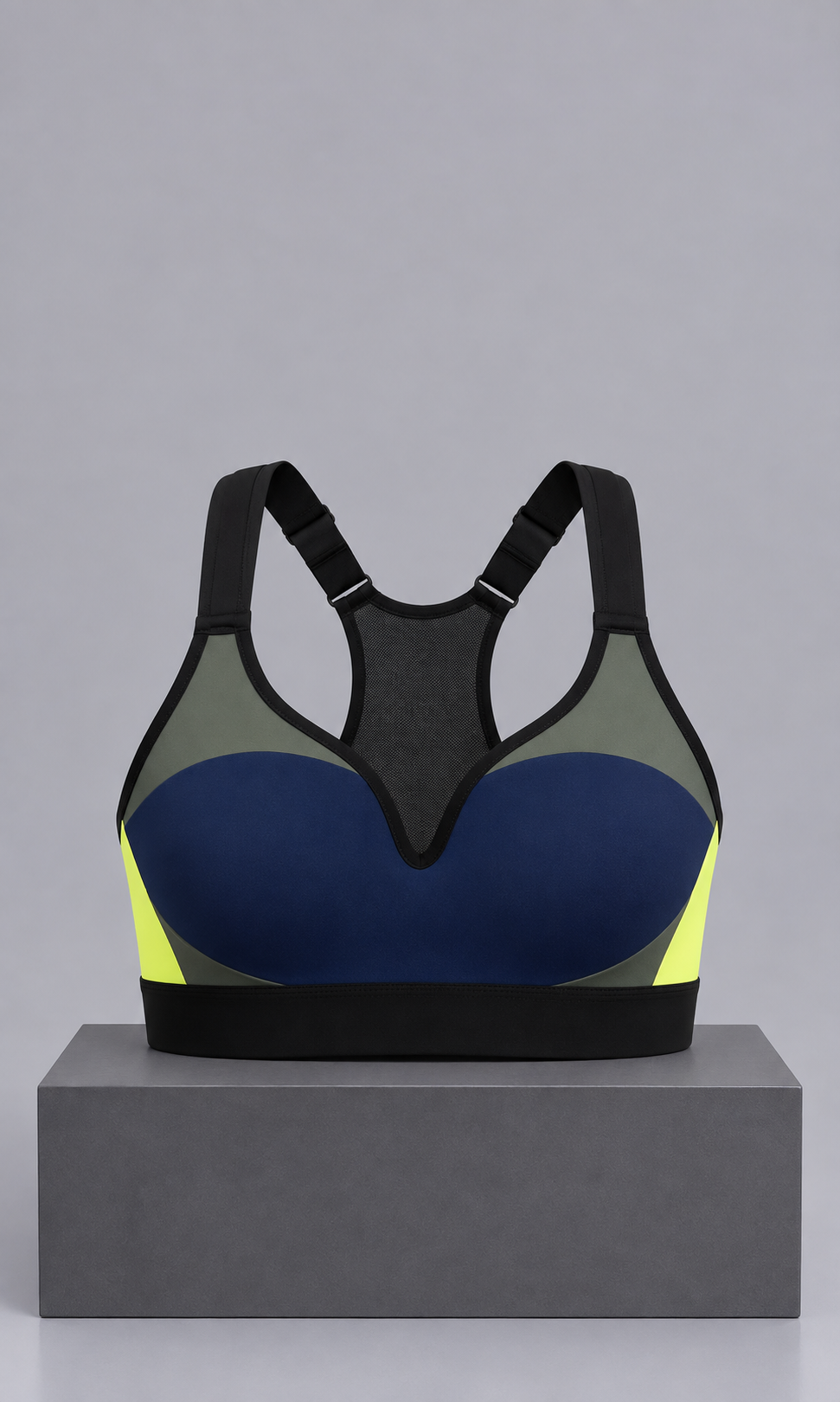 Bra Deportivo Victoria’s Secret VSX Sport 32C Azul, Negro y Amarillo