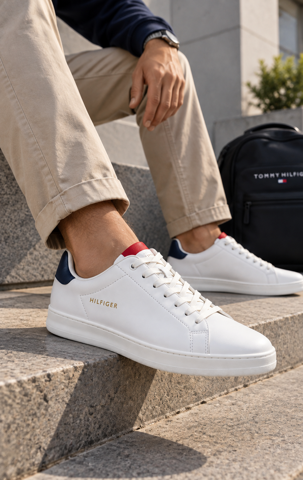 Tenis para Hombre Blancos Casuales y Semi Elegantes