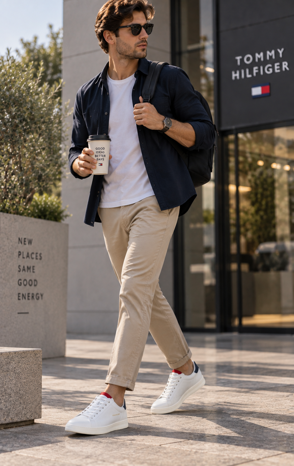 Tenis para Hombre Blancos Casuales y Semi Elegantes