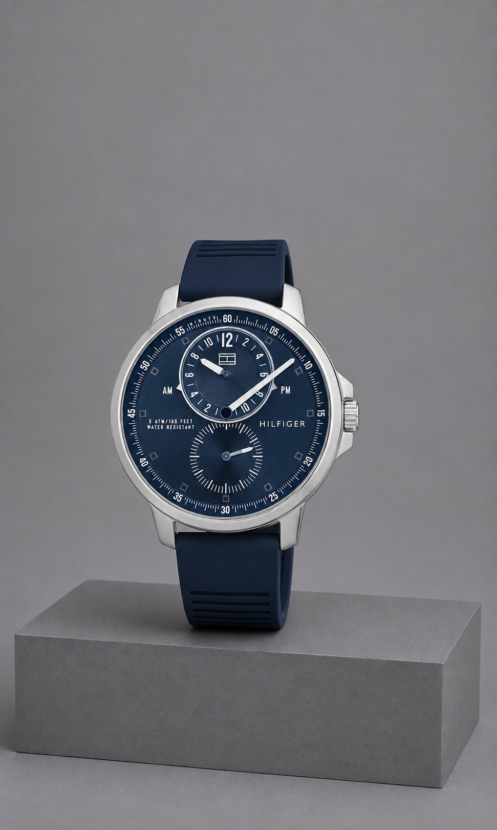 Reloj para Hombre Modelo 1791627 Azul Marino y Plateado 45 mm
