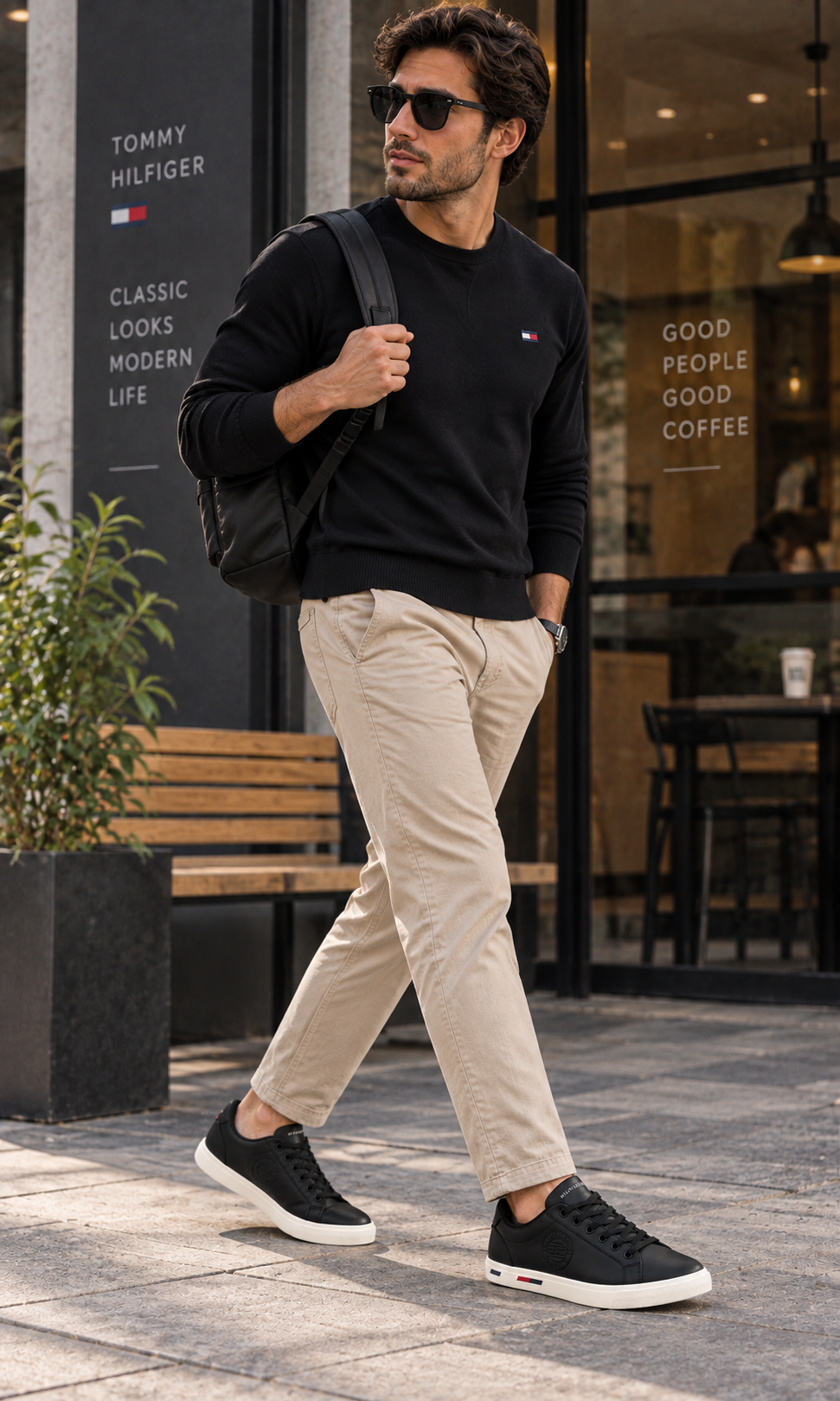 Tenis Tommy Hilfiger para Hombre Azul Marino Elegantes y Versátiles