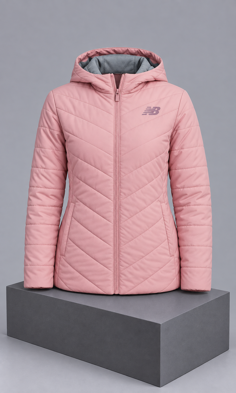 Chamarra New Balance para Mujer Rosa Ultra Ligera