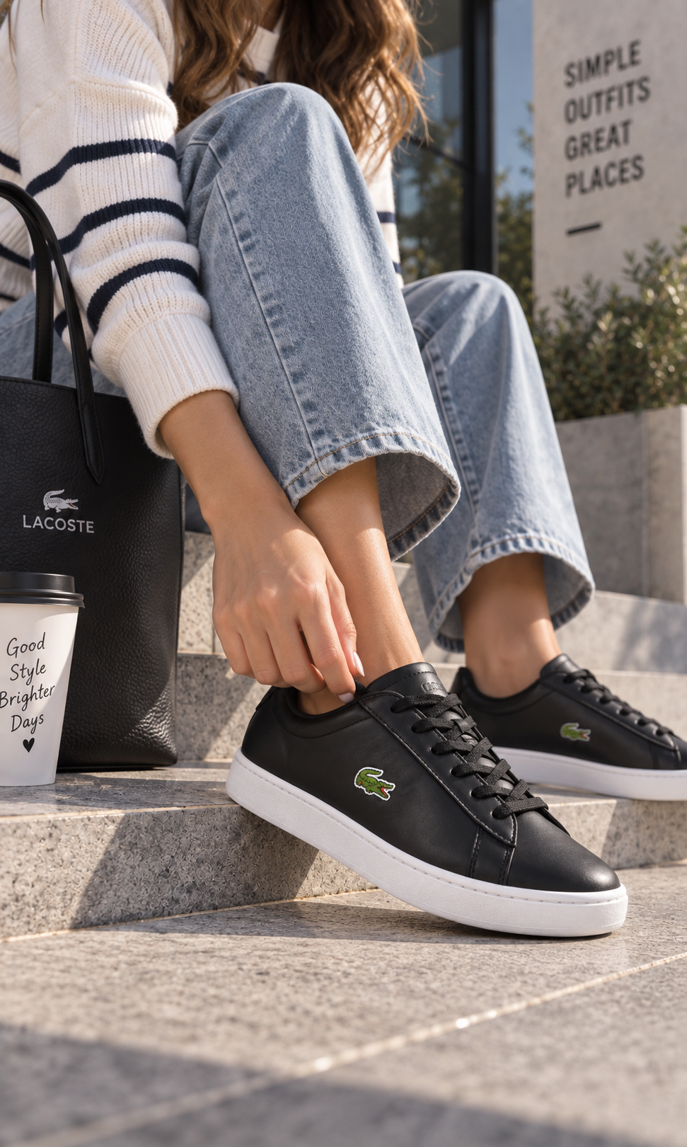 Tenis Lacoste Negros para Mujer Originales