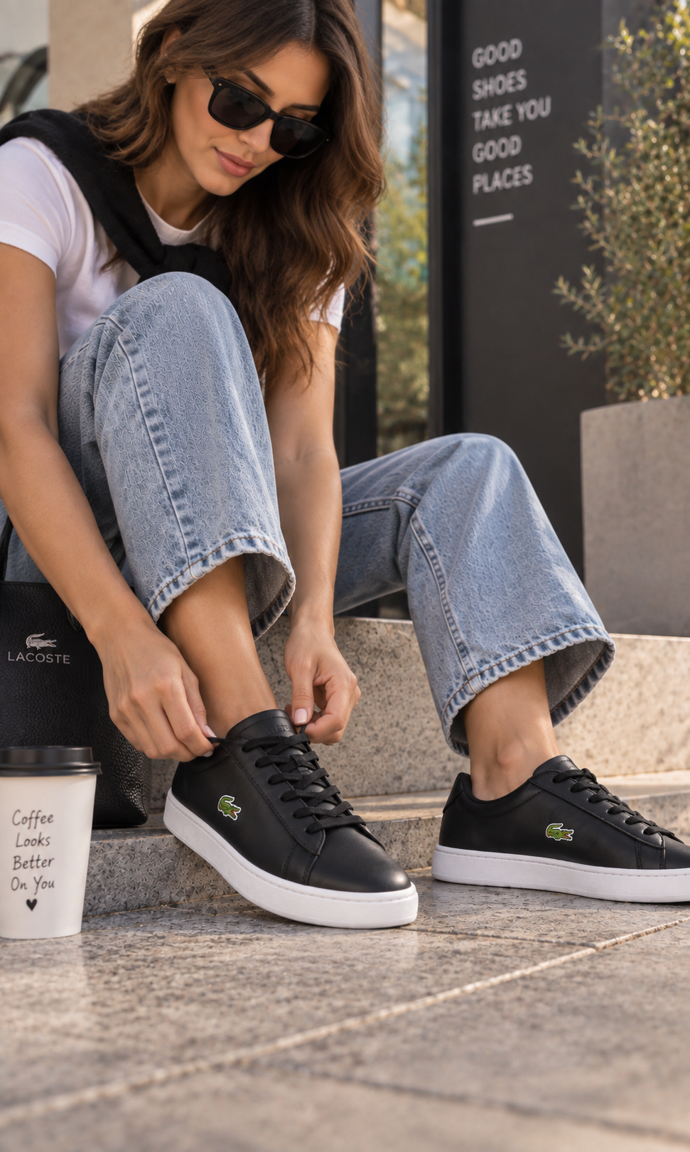 Tenis Lacoste Negros para Mujer Originales