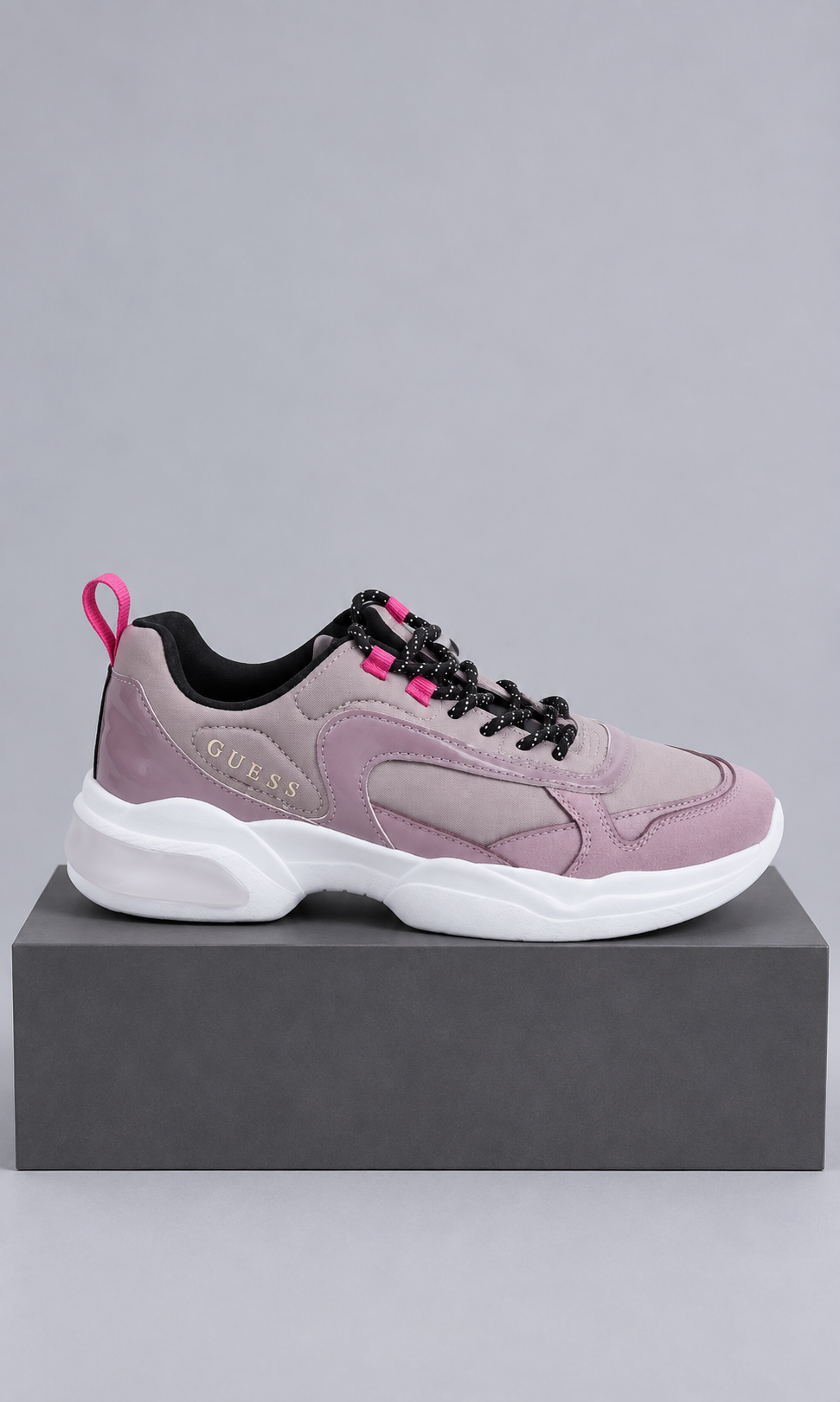 Tenis Guess Grises para Mujer GFLATCH Casuales y Urbanos