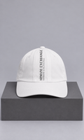 Gorra Armani Exchange Blanca para Hombre de Algodón