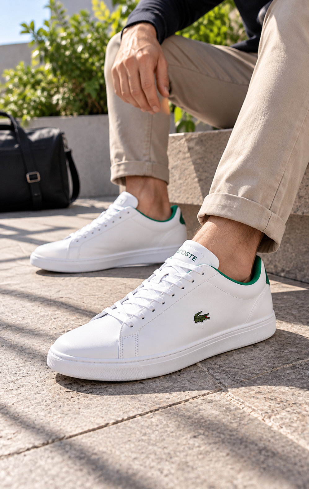 Tenis Lacoste Hydez 119 Unisex Blancos de Piel