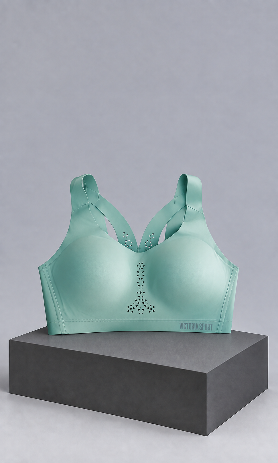 Bra Deportivo Victoria’s Secret Angel Max Verde Olivo con Corte Láser