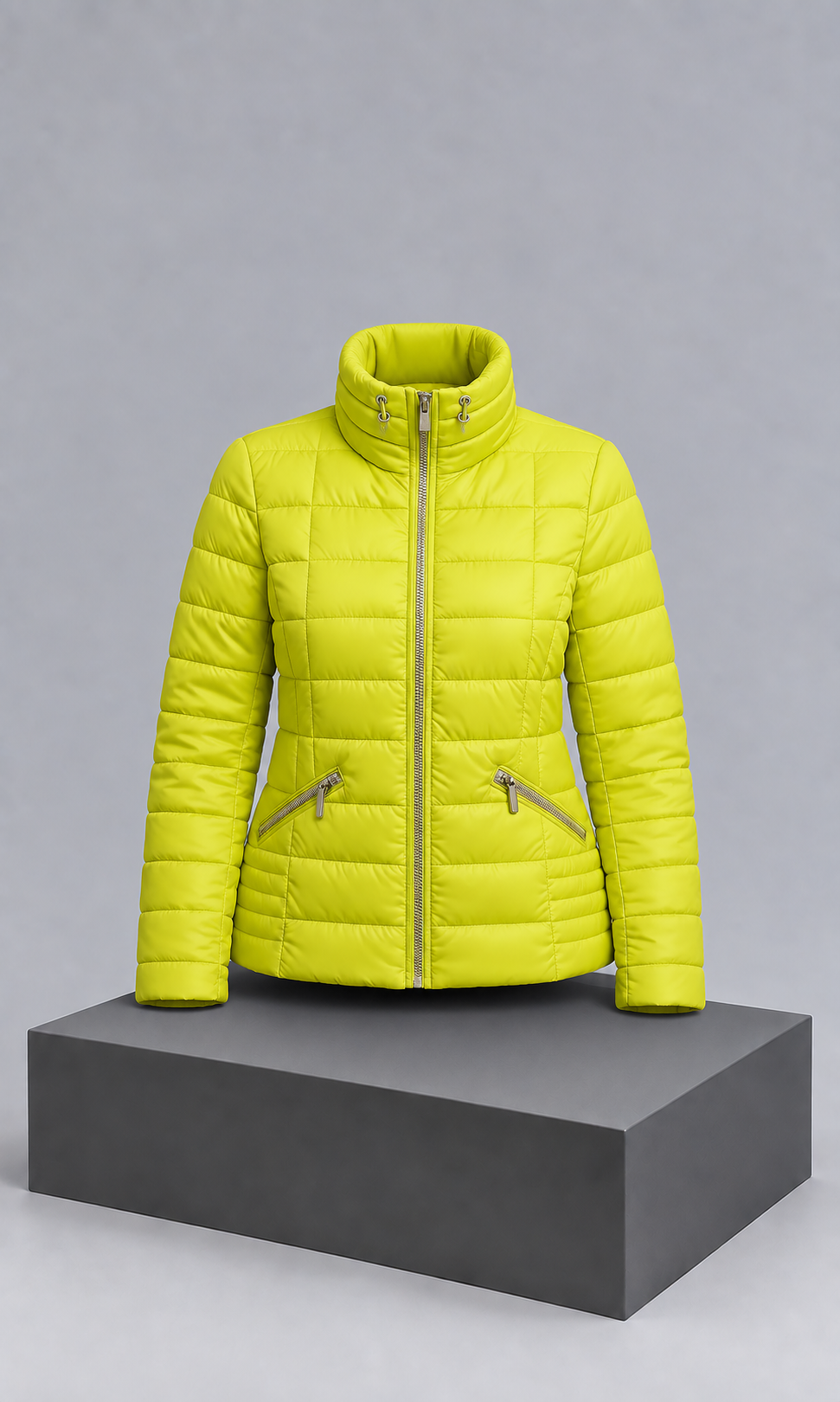 Chamarra Michael Kors para Mujer Amarillo Limón Talla XL