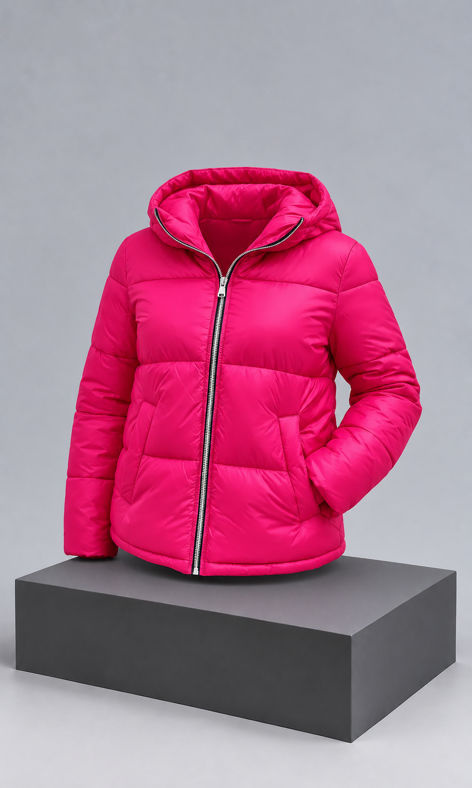 Chamarra Guess Rosa Chicle para Mujer