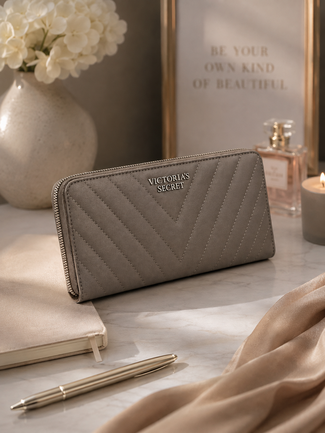 Cartera Victoria's Secret Gris para Dama
