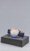 Reloj Nine West NW/2346RGBL Azul y Oro Rosado