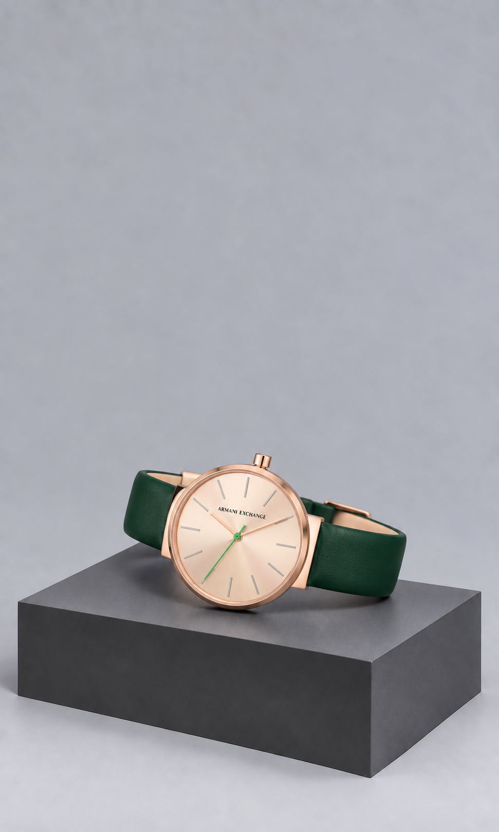 Reloj Armani Exchange AX5577 para Dama Verde y Oro Rosa
