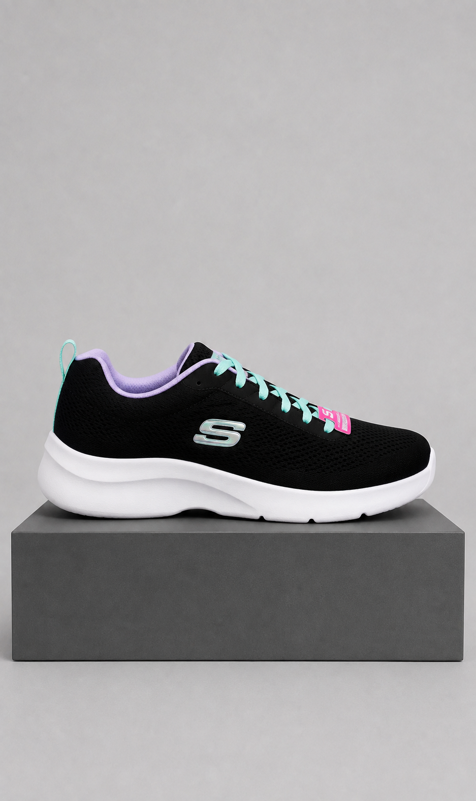 Tenis Skechers Memory Foam para Dama Negro