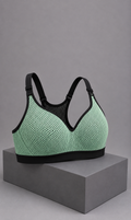 Bra Deportivo Victoria’s Secret para Mujer Verde Claro y Negro V S