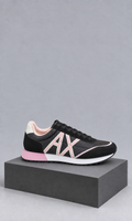 Tenis Armani Exchange XDX109 Negro y Rosa