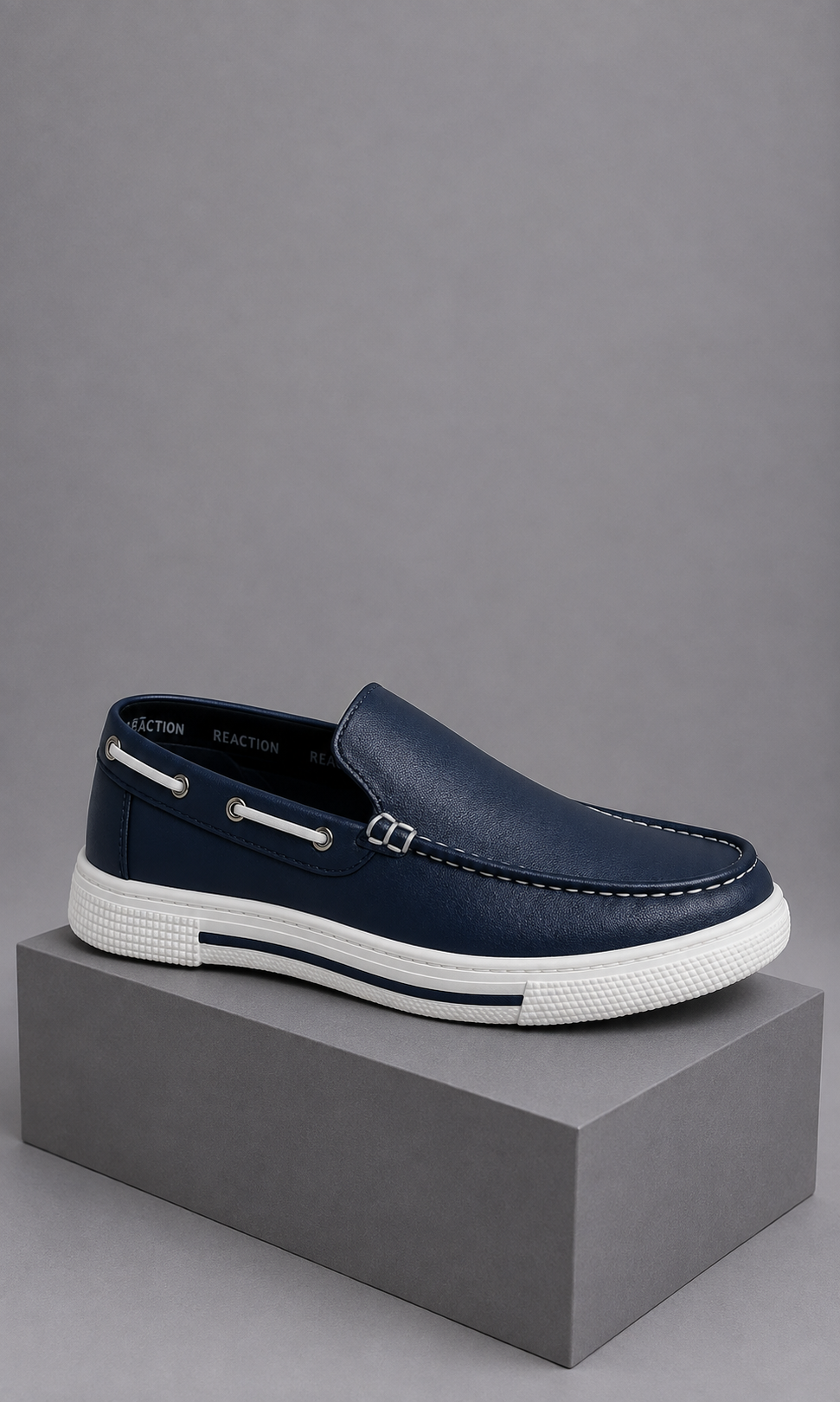 Zapato Náutico Kenneth Cole Reaction Ankir para Hombre Azul Marino