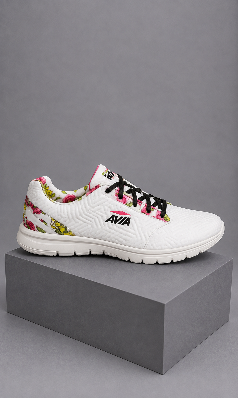 Tenis Avia Solstice para Mujer Blanco con Estampado Floral