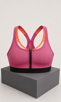 Bra Deportivo Victoria’s Secret VSX Sport 32DD Rosa con Naranja y Cierre