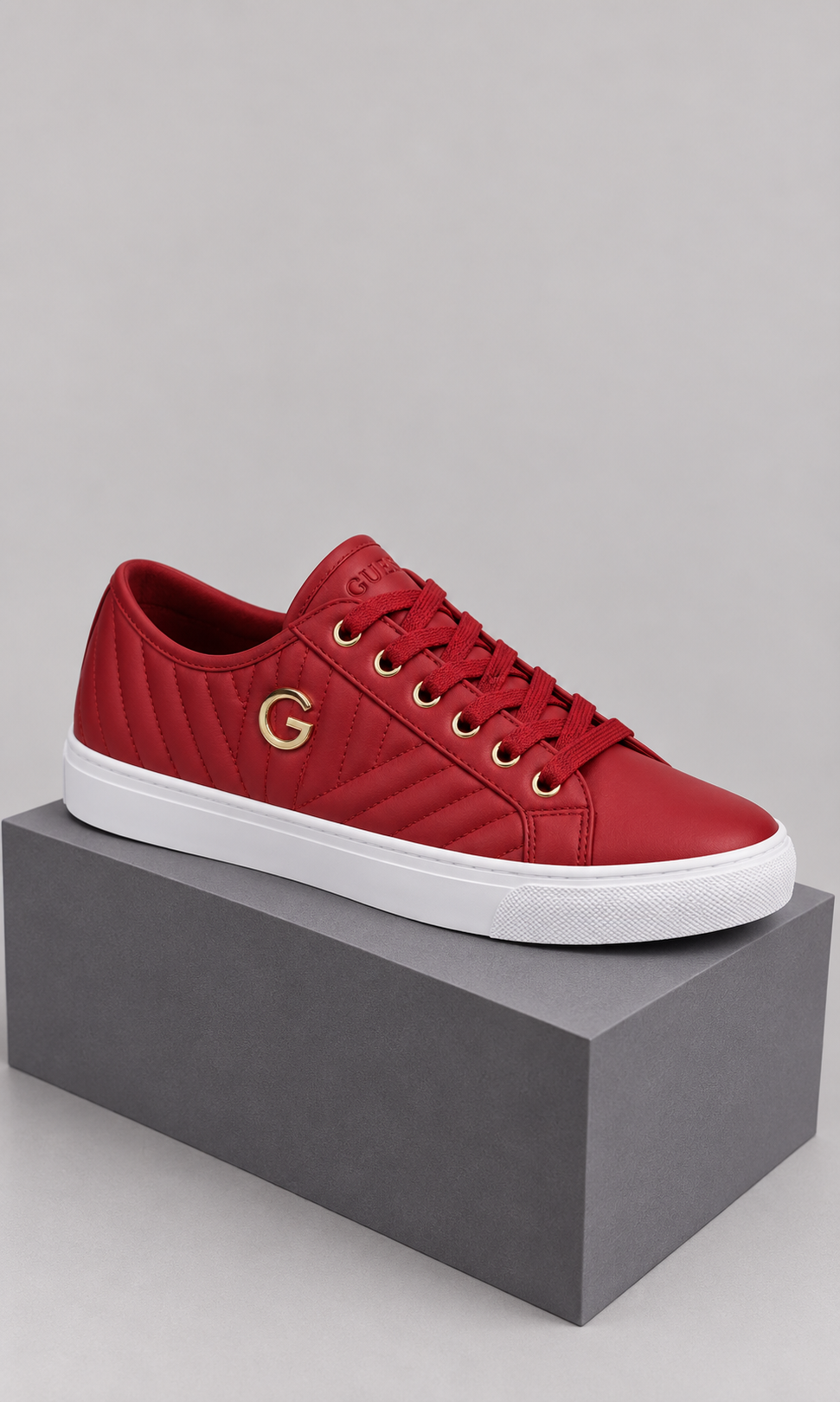 Tenis G Los Angeles by Guess Maddey para Mujer Rojo Quemado